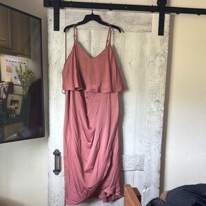 Elegant Pink Women's Dress